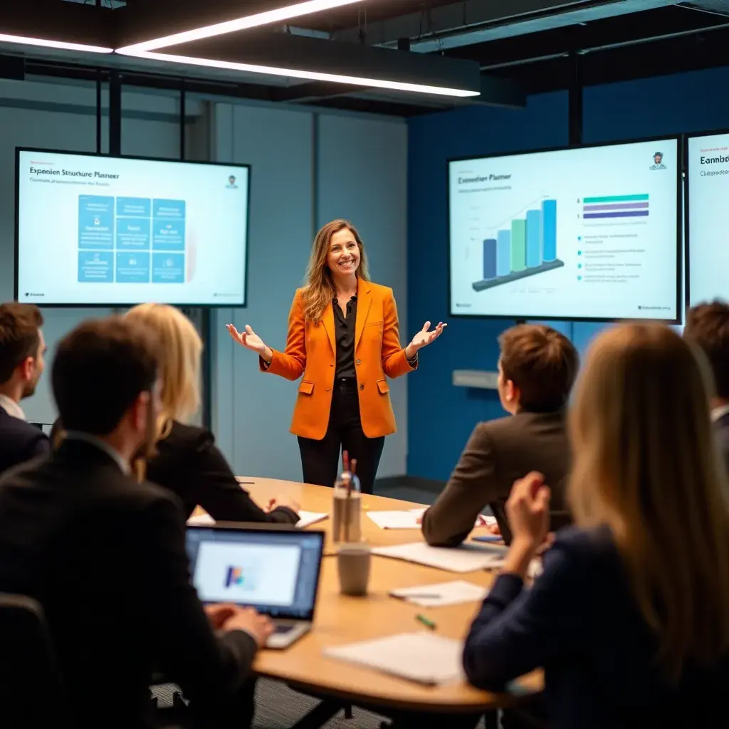 Professional team meeting